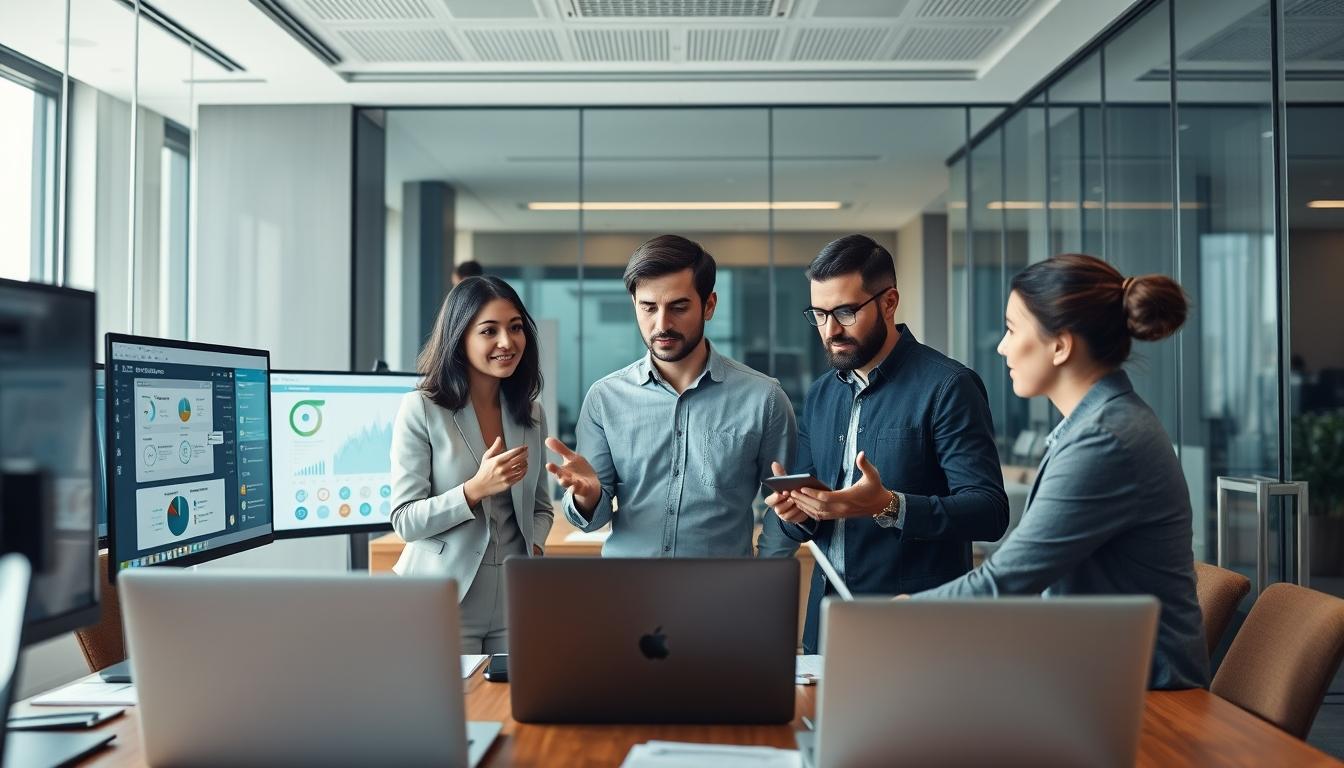 Business data analysis and visualization systems